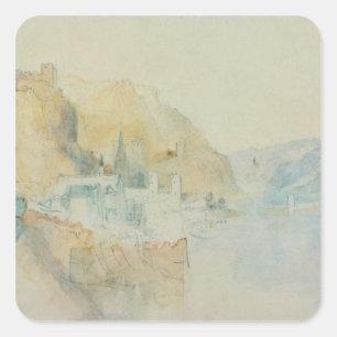 Joseph Mallord William Turner   Rijn Vierkante Sticker