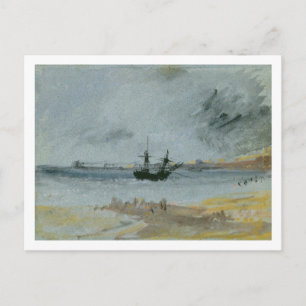Joseph Mallord William Turner Schip Aground, Bri Briefkaart
