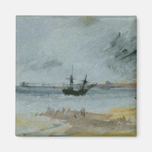 Joseph Mallord William Turner | Schip Aground, Bri Magneet (Voorkant)