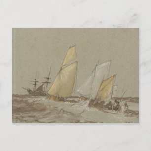 Joseph Mallord William Turner - Shipping Briefkaart