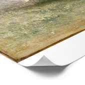 Joseph Mallord William Turner | Stormy Zee Breakin Poster (Hoek)