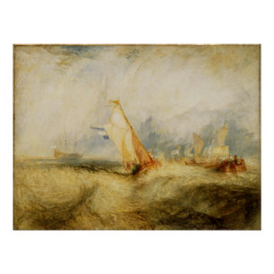 Joseph Mallord William Turner   Van Tromp Going Ab Perfect Poster