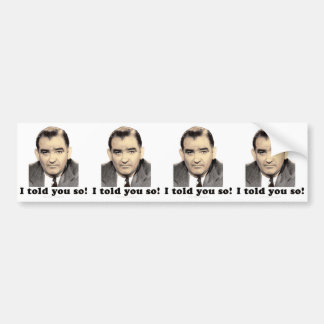 Joseph McCarthy Bumpersticker