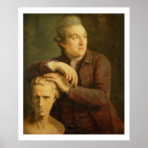 Joseph Nollekens (1737-1823) met zijn buste van La Poster