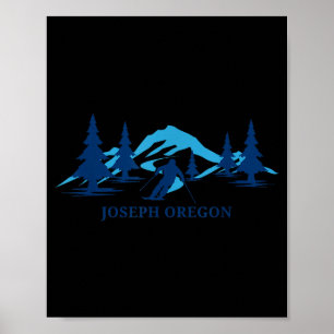 Joseph oregon skioord skiën skiër  poster