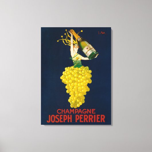 Joseph Perrier Champagne Promotional Poster Canvas Afdruk (Voorkant)