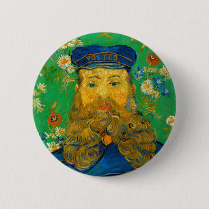 Joseph Roulin - Van Gogh - c1889 Ronde Button 5,7 Cm