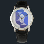 Joseph Schillinger Key Blue. géométrique Abstraite<br><div class="desc">Montre Joseph Schillinger "Key Blue". Art géométrique Abstrait.</div>