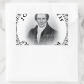 Joseph Smith, de profeet van God Rechthoekige Sticker (Tas)