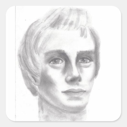 Joseph Smith mormon LDS prophet Vierkante Sticker (Voorkant)