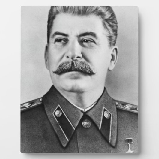 Joseph Stalin-foto Fotoplaat (Voorkant)