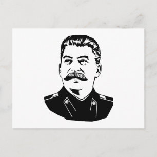 Joseph Stalin Portrait Briefkaart
