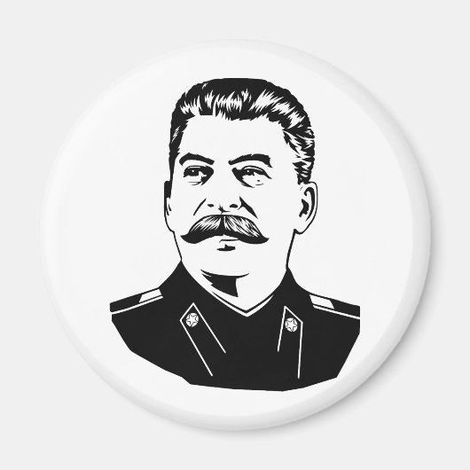 Joseph Stalin Portrait Magneet (Voorkant)