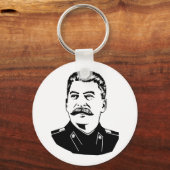 Joseph Stalin Portrait Sleutelhanger (Voorkant)