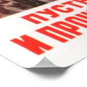 Joseph Stalin Sovjet-propaganda poster (Hoek)