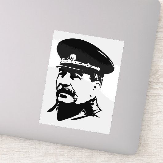 Joseph Stalin, USSR, CCCP, Soviet Union, Communism Sticker (Detail)