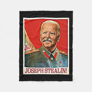 Joseph Stealin Anti Joe Biden Meme Parodie Politic Fleece Deken