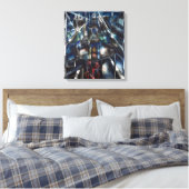 Joseph Stella Brooklyn Bridge Canvas Afdruk (Insitu (Slaapkamer))