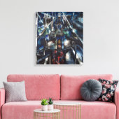 Joseph Stella Brooklyn Bridge Canvas Afdruk (Insitu (Woonkamer))