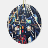 Joseph Stella - Old Brooklyn Bridge Keramisch Ornament (Links)