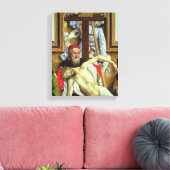 Joseph van Arimathea ter ondersteuning van de dode Canvas Afdruk (Insitu (Woonkamer))