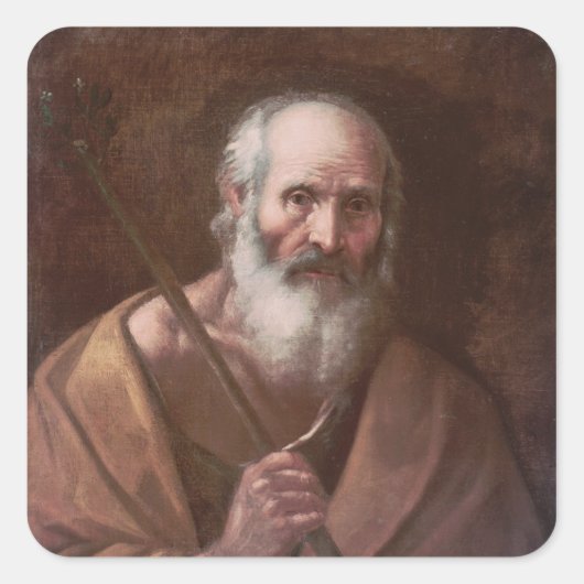 Joseph van Nazareth Vierkante Sticker (Voorkant)
