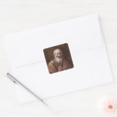 Joseph van Nazareth Vierkante Sticker (Envelop)