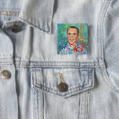 Joseph Vierkante Button 5,1 Cm (In situ)