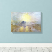 Joseph William Turner - Norham Castle bij zonsopga Canvas Afdruk (Insitu (Houten vloer))