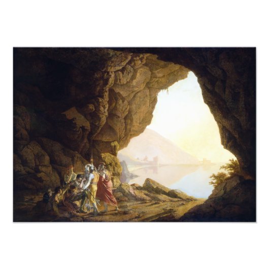 Joseph Wright of Derby Grotto Poster (Voorkant)