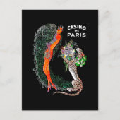 Josephine Baker Cheetah Jazz Age Briefkaart (Voorkant)