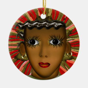 Josephine Baker in de 21ste eeuw (gepersonaliseerd Keramisch Ornament