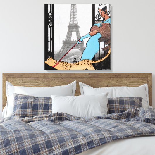Joséphine Baker toile enroulée Imprimer (Insitu(Chambre))