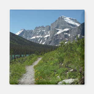 Josephine Lake Trail met Mount Guild bij Glacier Magneet