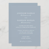 Josephine Traditionele bruiloft Kaart (Voorkant / Achterkant)