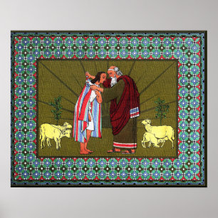 Joseph's Coat van Vele Kleuren Poster