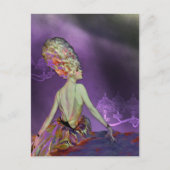 JOSETTE, 1920S FRANS MODEL: LOVELY SPRING IRIS BRIEFKAART (Voorkant)