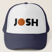 Josh Basketball Trucker Hat Trucker Pet (Voorkant)