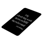 Josh Billings Dog Love Yourself Quote Magneet (Linkerzijde)
