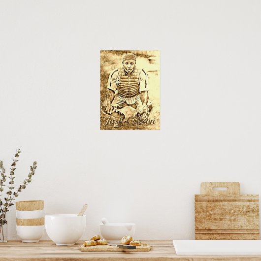 Josh Gibson - 01 Poster (Keuken)