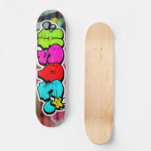 Josh Graffiti Aangepast aangepast wolkskateboard Skateboard (Voorkant)