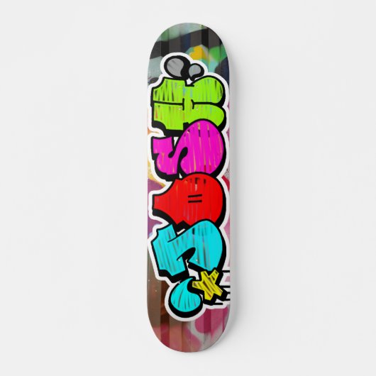 Josh Graffiti Aangepast aangepast wolkskateboard Skateboard (Voorkant)