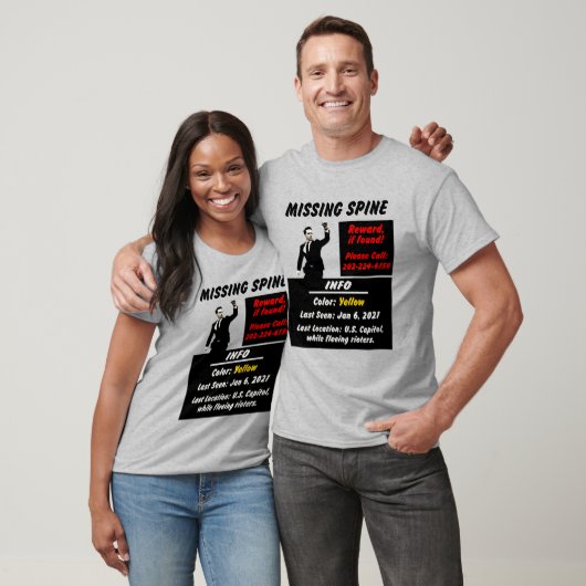 Josh Hawley Missing Spine T-shirt (Unisex)