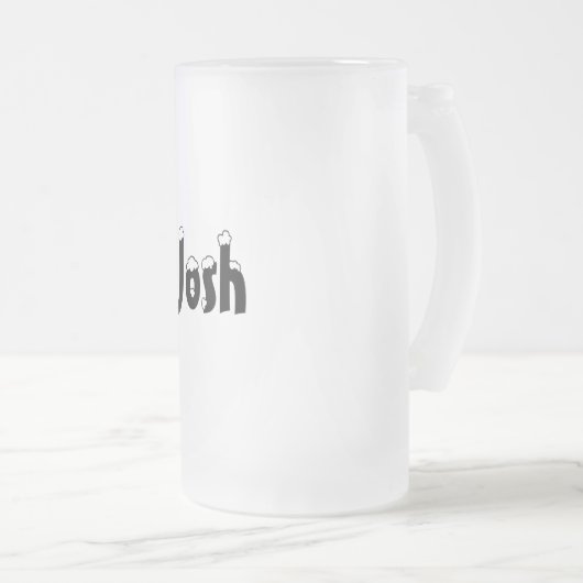 Josh-Name Style-Frosted Mok (Voorkant rechts)