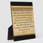 Joshua 1:8 fotoplaat (Zijkant)