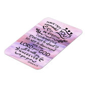 Joshua 1 9 be Sterke Bijbelscriptversie Magneet (Linkerzijde)