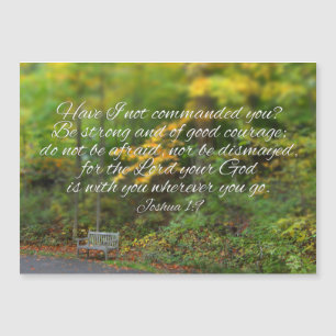 Joshua 1:9 Bijbel Verse Christelijke scripts