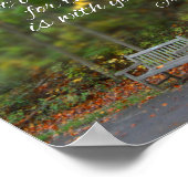 Joshua 1:9 Bijbel Verse Christelijke scripts Poster (Hoek)