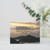 Joshua 1:9 briefkaart (Staand voorkant)