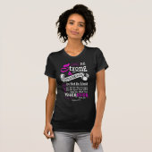 Joshua 1:9 Christelijke Bijbel Verse Scripting Vro T-shirt (Voorkant volledig)